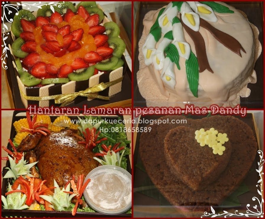 Hantaran pernikahan makanan