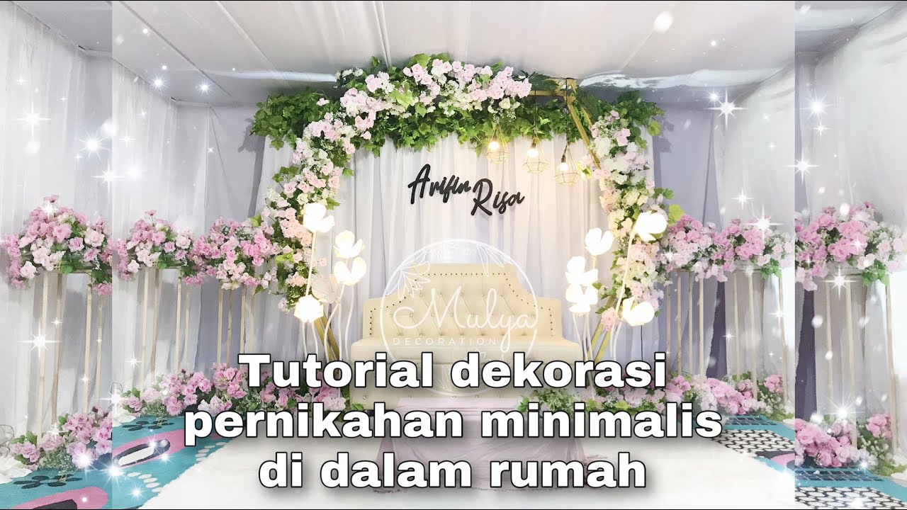 Dekorasi wedding di rumah